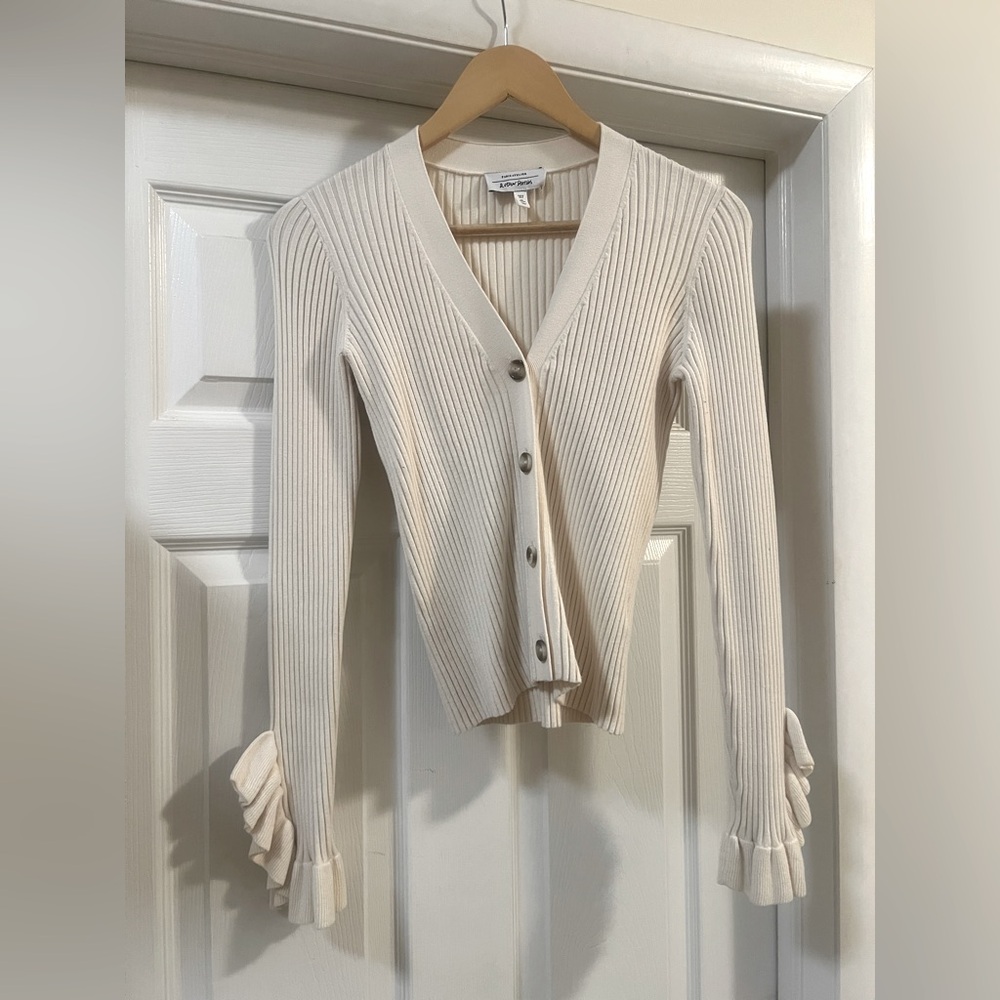 & Other Stories ribbed cardigan